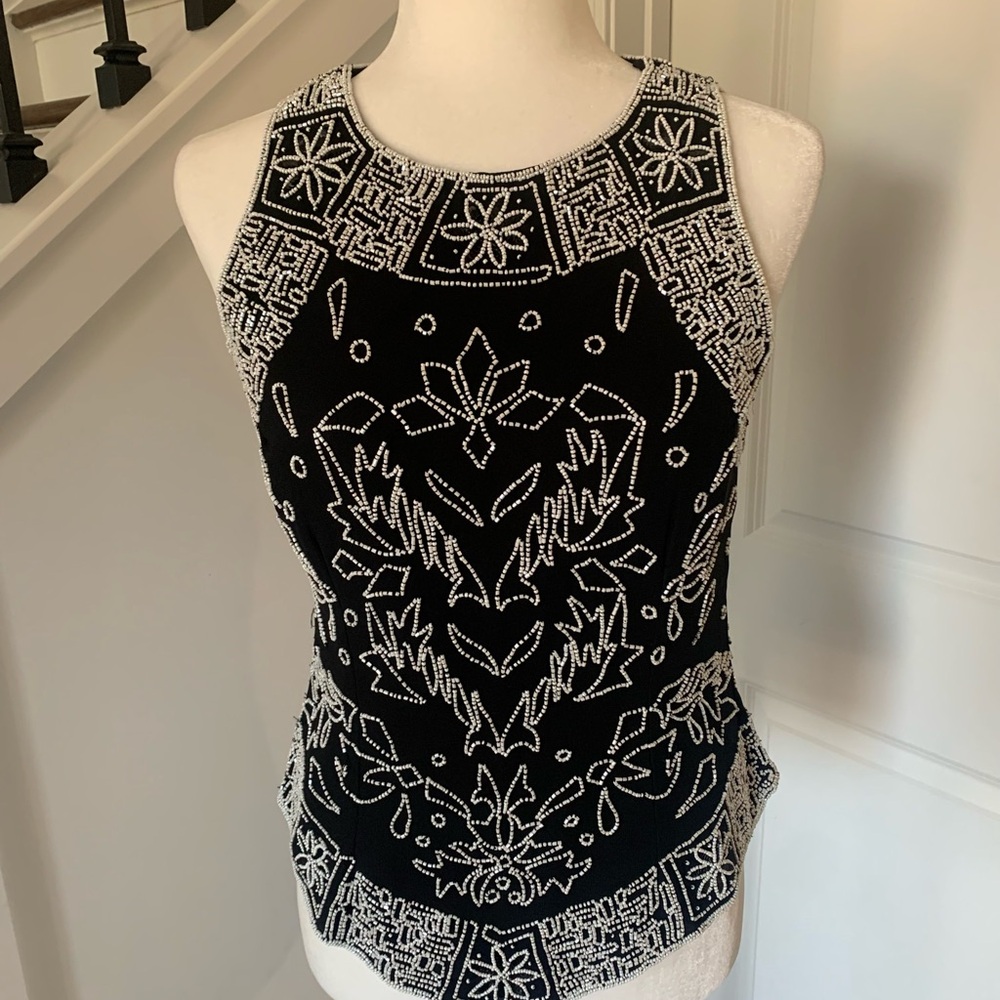 J Kara New York Beaded Top